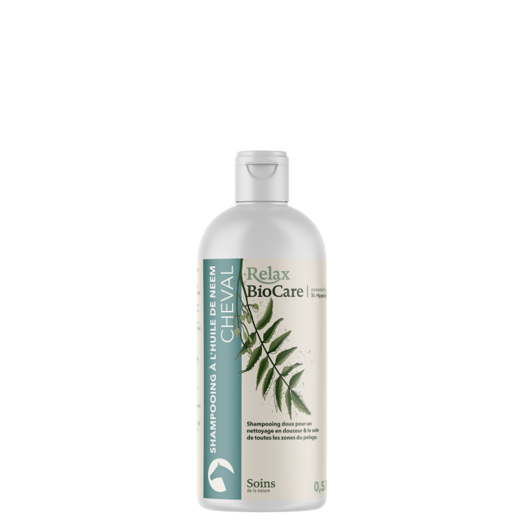 Shampooing à l'huile de neem cheval